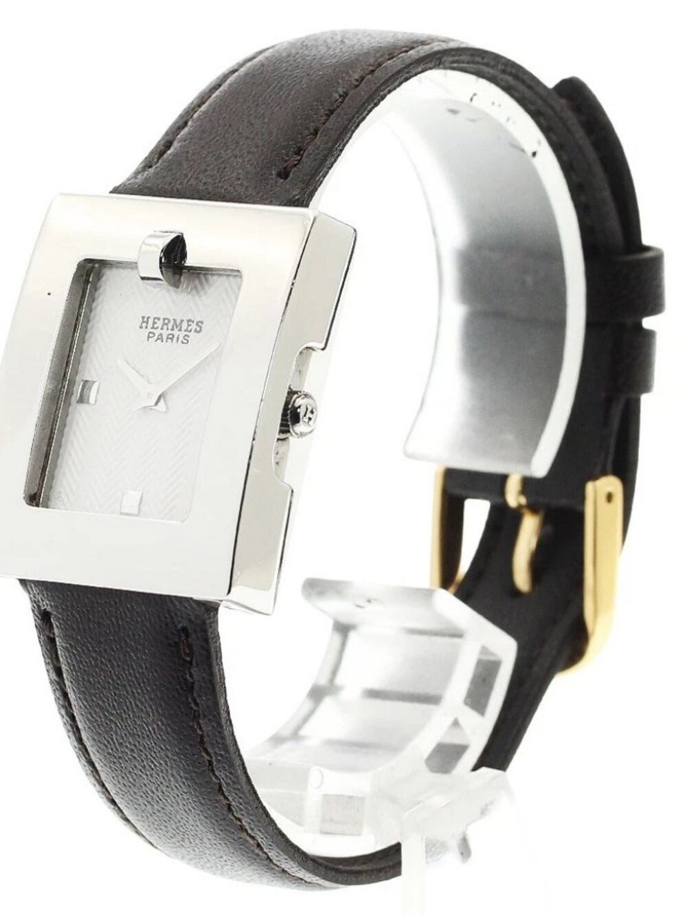HERMES Belt watch BE1.210 white Dial Quartz Ladies Watch_916245